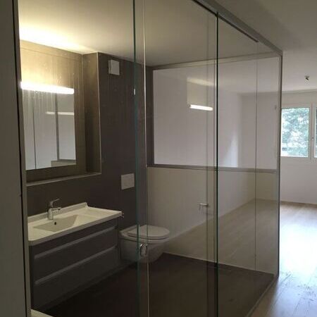 Glasschiebetür/Trennwand