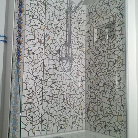 Duschtrennwand 2-Teilig